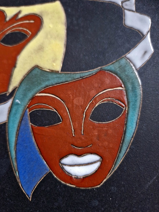 Image 1 of 1 Ruscha Wallboard "Maske"