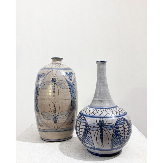 Image 1 of Pair of vintage ceramic vases