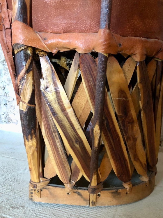 Image 1 of Mexican Equipale Leather Chairs