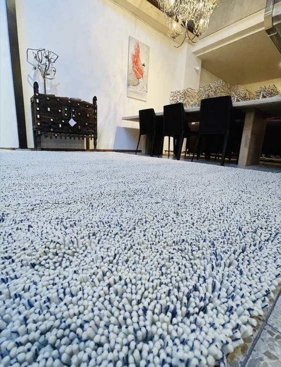 Image 1 of Tapis Brink & Campman coupe Trace Bleu nuit