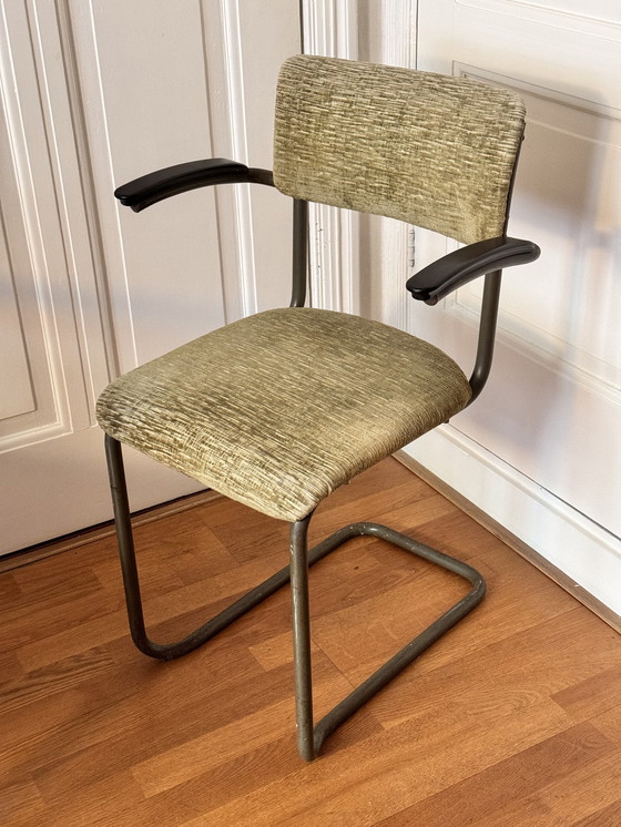 Image 1 of Chaise tubulaire vintage