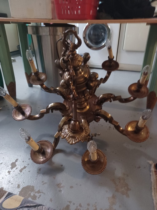 Solid Bronze Chandelier