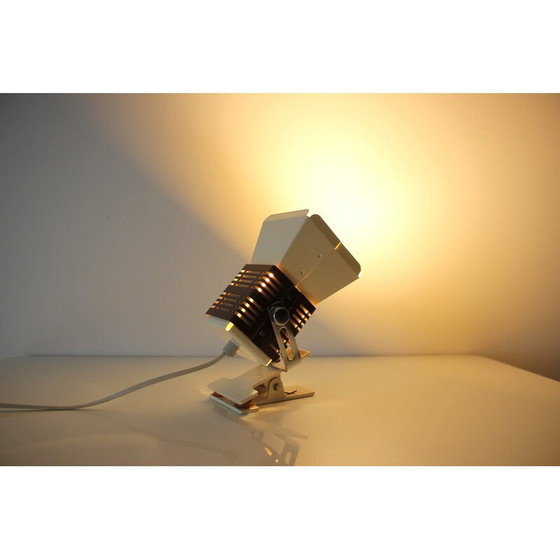 Image 1 of Vintage adjustable table lamp in metal and chrome, Czechoslovakia 1970