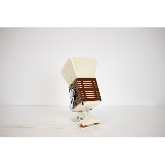 Image 1 of Vintage adjustable table lamp in metal and chrome, Czechoslovakia 1970