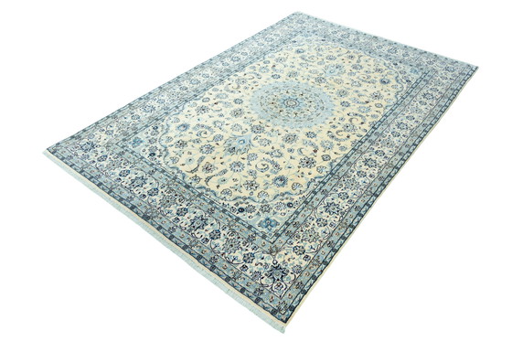 Image 1 of 304 X 200 Cm Hand-Knotted Nain 9 La Rug With Silk