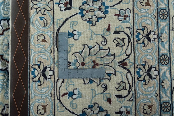 Image 1 of 304 X 200 Cm Hand-Knotted Nain 9 La Rug With Silk