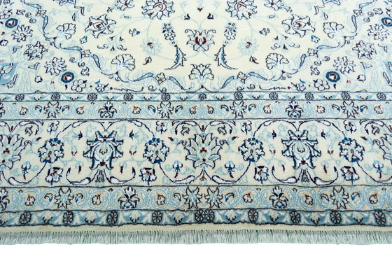 Image 1 of 304 X 200 Cm Hand-Knotted Nain 9 La Rug With Silk