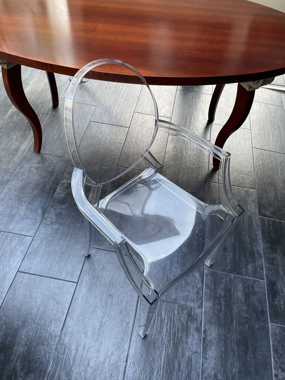 Image 1 of 2x Kartell Ghost Transparent Chairs