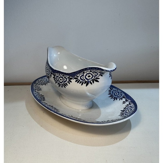 Image 1 of Vintage ceramic sauce boat, France