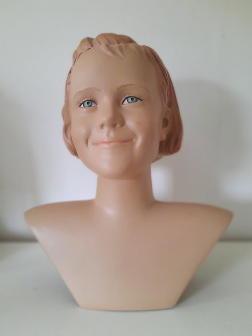 Busto decorativo vintage / Cabeza de exhibición - Bonami