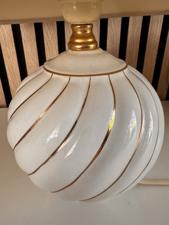 Image 1 of Vintage Italian Ceramic Table Lamp - Inspired By Tommaso Barbi, 1980