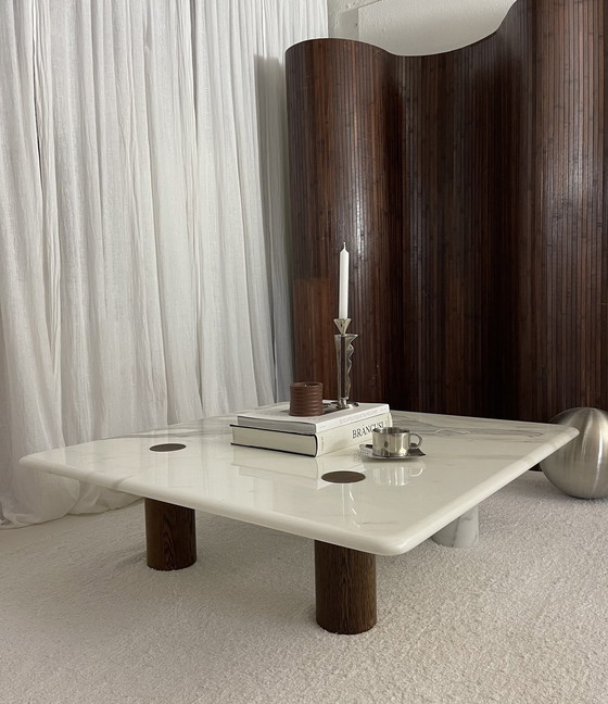 Image 1 of Angelo Mangiarotti Marble Coffee Table