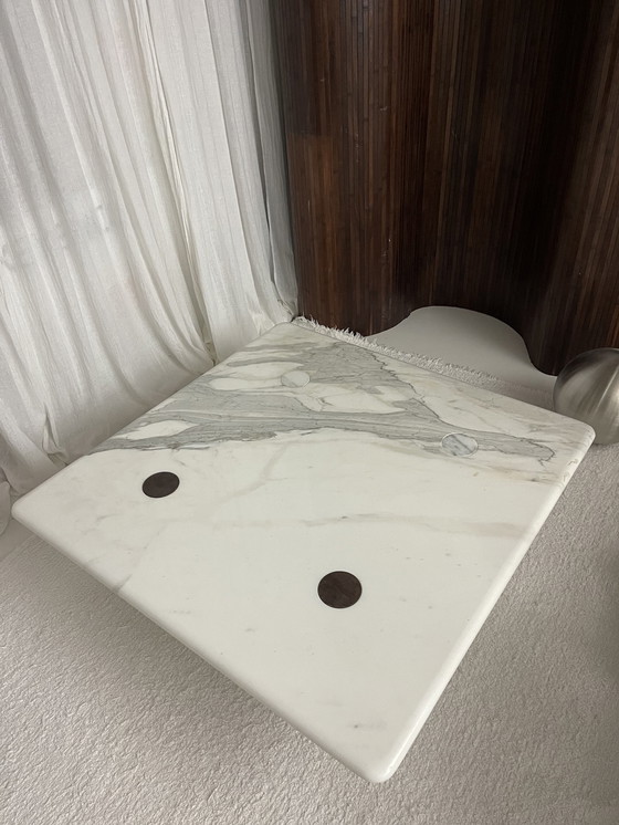 Image 1 of Angelo Mangiarotti Marble Coffee Table