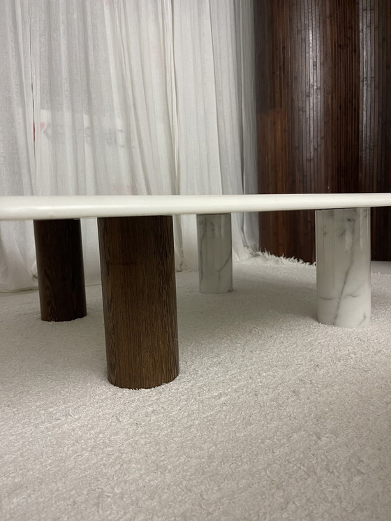 Image 1 of Angelo Mangiarotti Marble Coffee Table