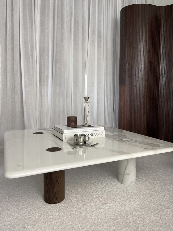 Image 1 of Angelo Mangiarotti Marble Coffee Table