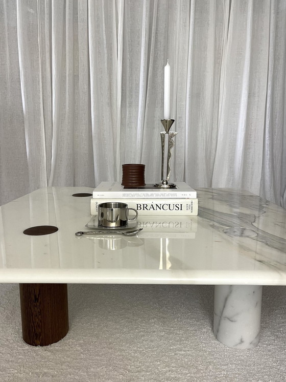 Image 1 of Angelo Mangiarotti Marble Coffee Table