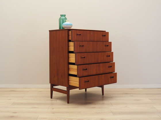 Image 1 of Teak Chest Of Drawers, Danish Design, 1970S, Production: Denmark