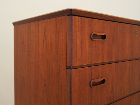 Image 1 of Teak Chest Of Drawers, Danish Design, 1970S, Production: Denmark