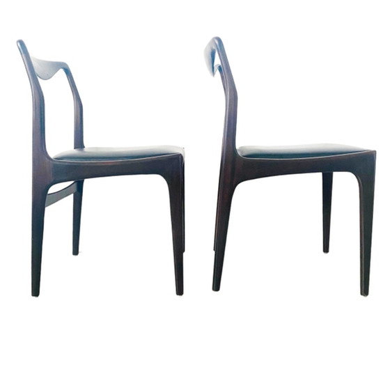 Image 1 of Mid - Century Set Danish design dining chairs 1960's