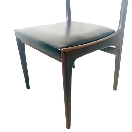 Image 1 of Ensemble Mid Century Chaises de salle à manger design danois 1960s