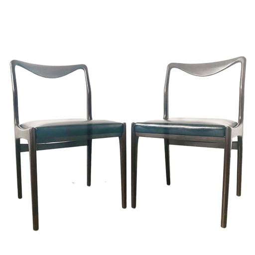 Mid - Century Set Danish design dining chairs 1960's