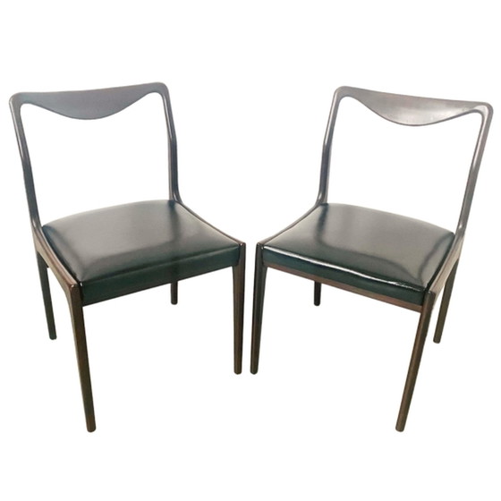 Image 1 of Mid - Century Set Danish design dining chairs 1960's