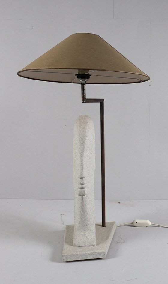 Image 1 of Table lamp/woman's head By Austin Productions, 1980s