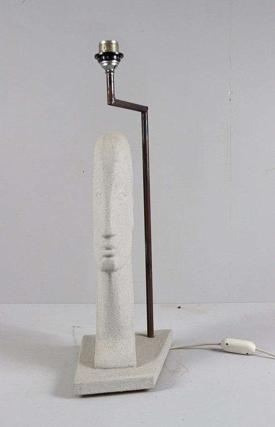 Image 1 of Table lamp/woman's head By Austin Productions, 1980s