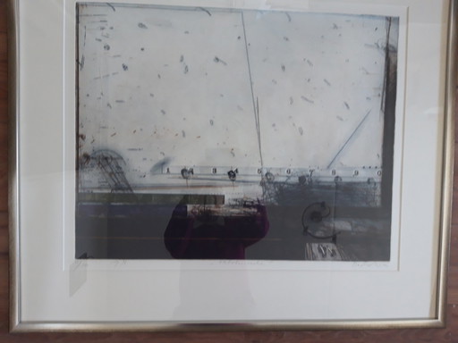 Karl Fred Dahmen Oktober Woche 1976 ets – lithos zeefdrukken, Paper, Figuratief (photo 2 of 7)