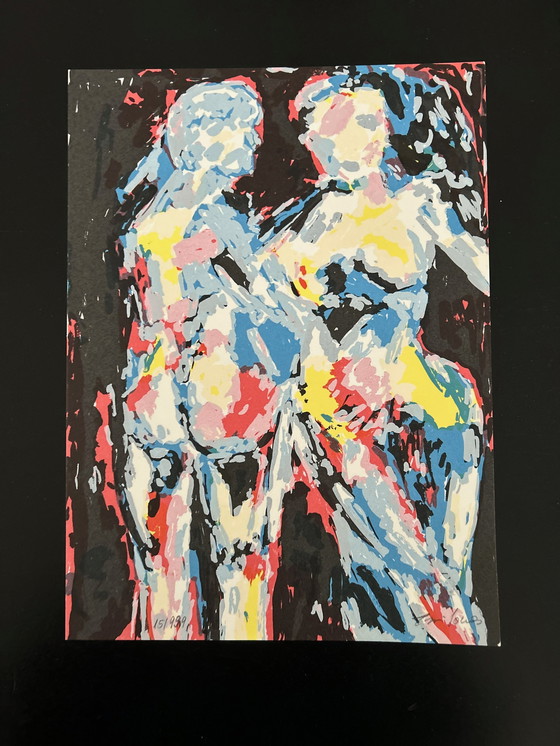 Image 1 of Serigrafia Jonas Erszi - Piccola conversazione