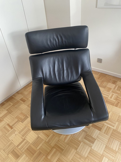 Fauteuil relax DeSede en cuir