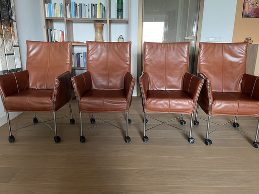 4x Montis Chaplin Dining Chair Flex