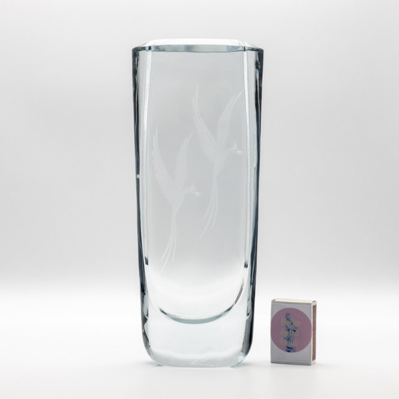 Image 1 of Vase en verre vintage Strombergshyttan