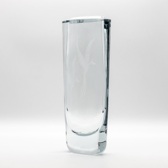 Image 1 of Vase en verre vintage Strombergshyttan