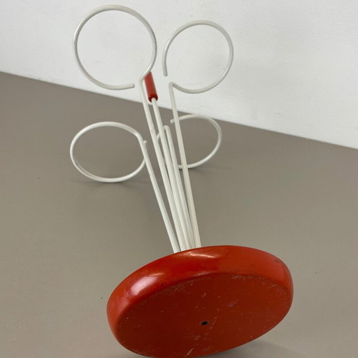 Vintage metal and plastic umbrella stand, Germany 1960s