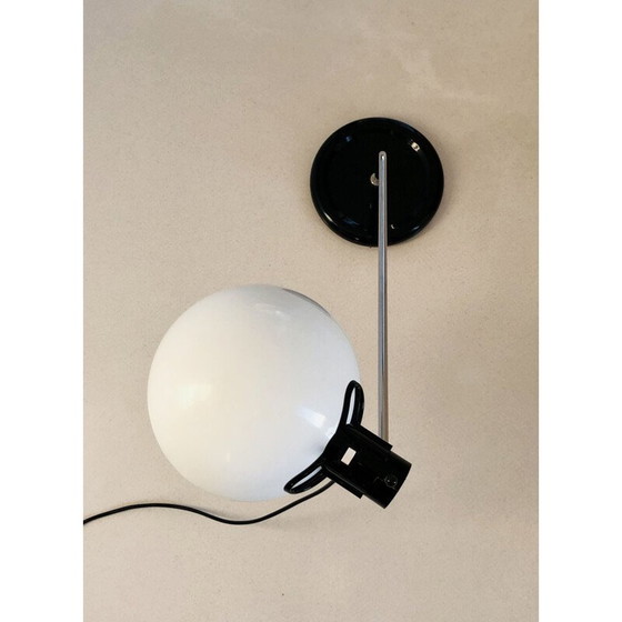 Image 1 of Vintage table lamp in black lacquered metal "Libellula" by Emilio Fabio Simion for Harvey Guzzini, Italy 1970