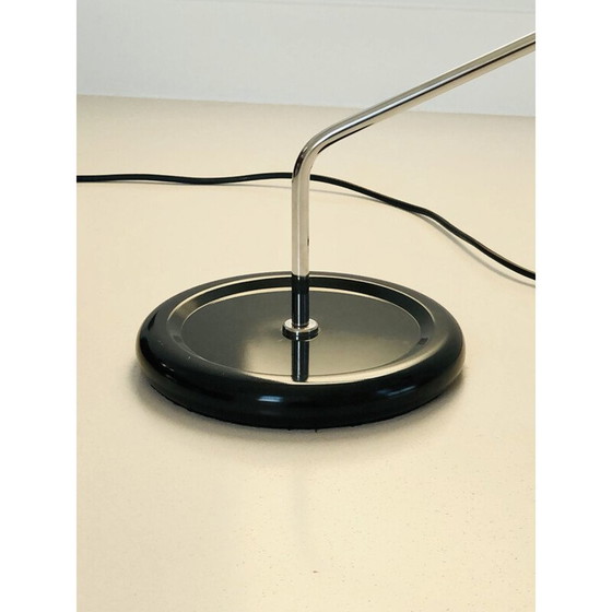 Image 1 of Vintage table lamp in black lacquered metal "Libellula" by Emilio Fabio Simion for Harvey Guzzini, Italy 1970