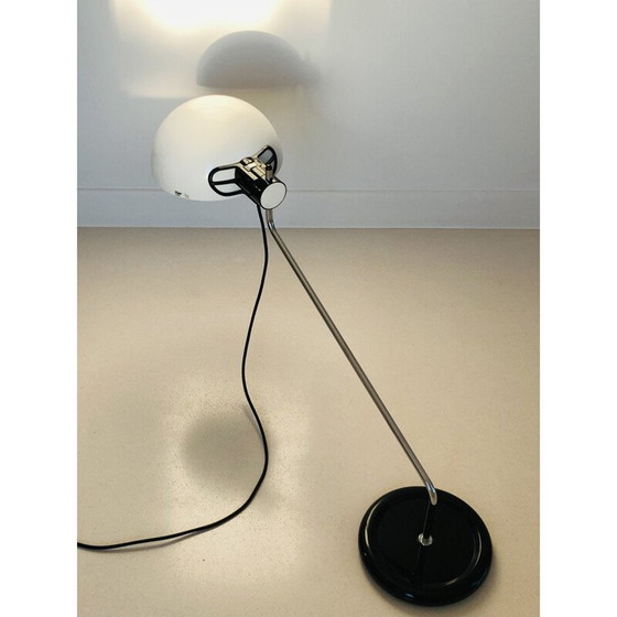 Image 1 of Vintage table lamp in black lacquered metal "Libellula" by Emilio Fabio Simion for Harvey Guzzini, Italy 1970