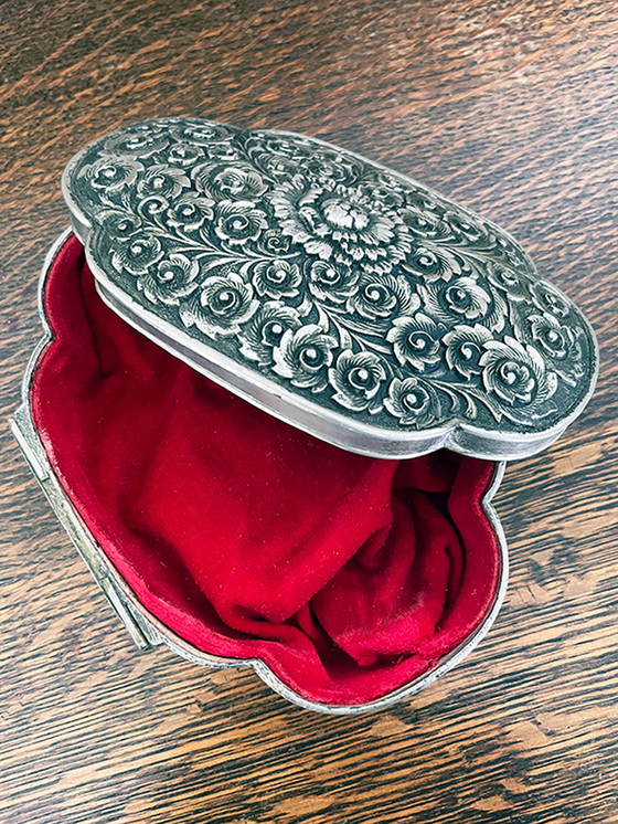 Image 1 of Repousse jewelry boxes