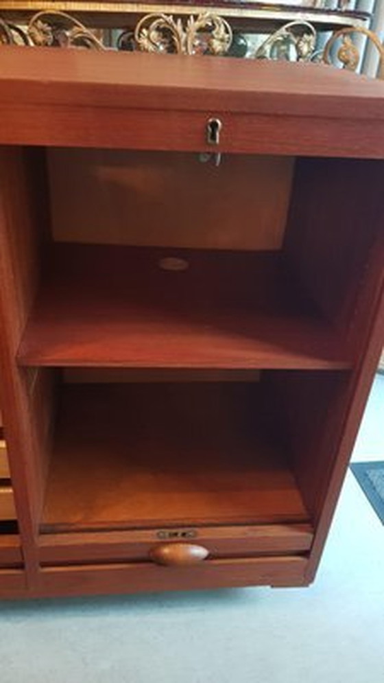 Image 1 of Danish Sideboard With Rolltüren In Teak From Dyrlund, 1960S