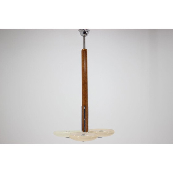 Image 1 of Lampadario vintage Bauhaus di Jindrich Halabala per UP zavody, Cecoslovacchia 1930
