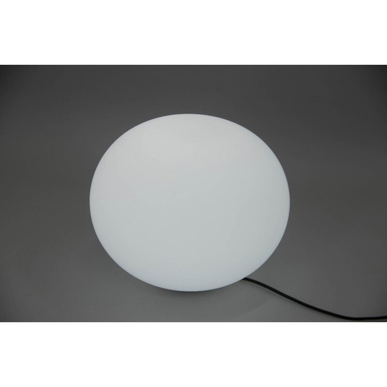 Image 1 of Lámpara de mesa de cristal de mediados de siglo, Italia, década de 1980