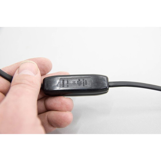 Image 1 of Lámpara de mesa de cristal de mediados de siglo, Italia, década de 1980