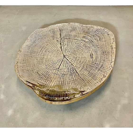 Image 1 of Tavolino da caffè vintage in bronzo, Belgio