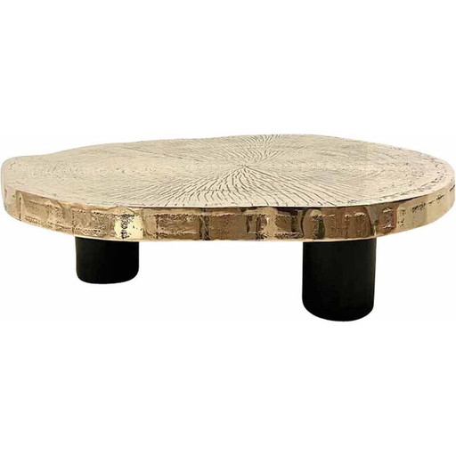 Vintage bronze coffee table, Belgium