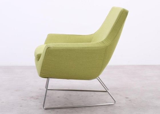 Image 1 of Swedese Happy Easy Low Back Armchair Green