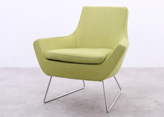 Image 1 of Swedese Happy Easy Low Back Armchair Green