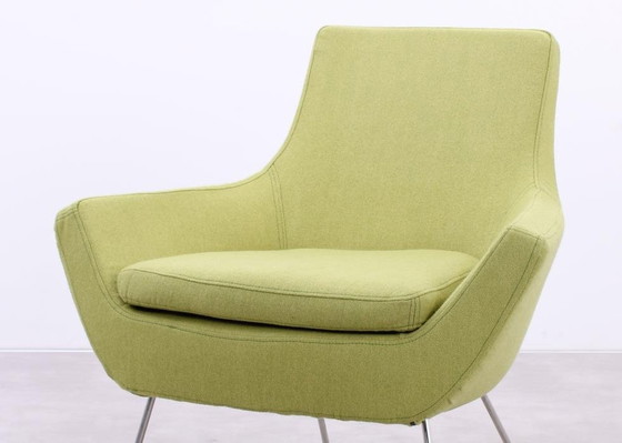 Image 1 of Swedese Happy Easy Low Back Armchair Green