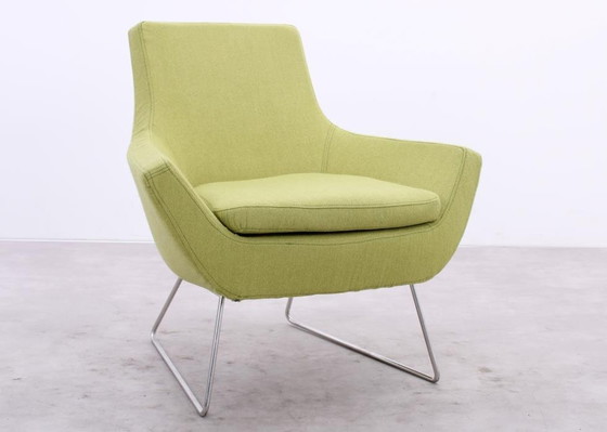 Image 1 of Swedese Happy Easy Low Back Armchair Green