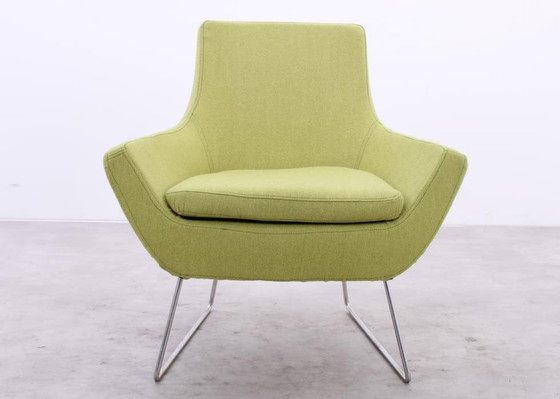 Image 1 of Swedese Happy Easy Low Back Armchair Green